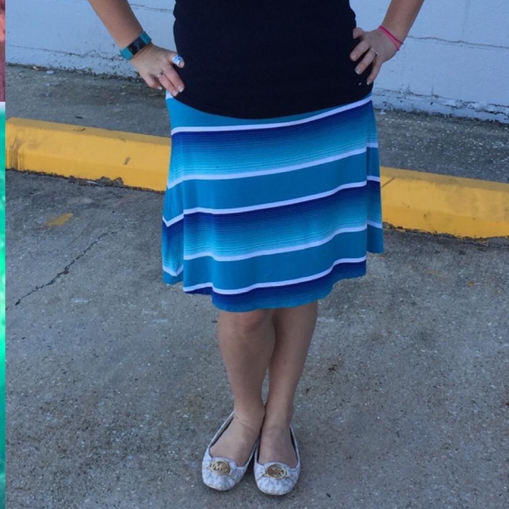 Blue tone Meron skirt